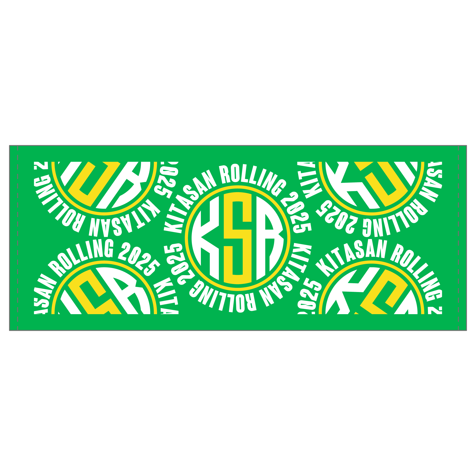 フェイスタオル（グリーン）