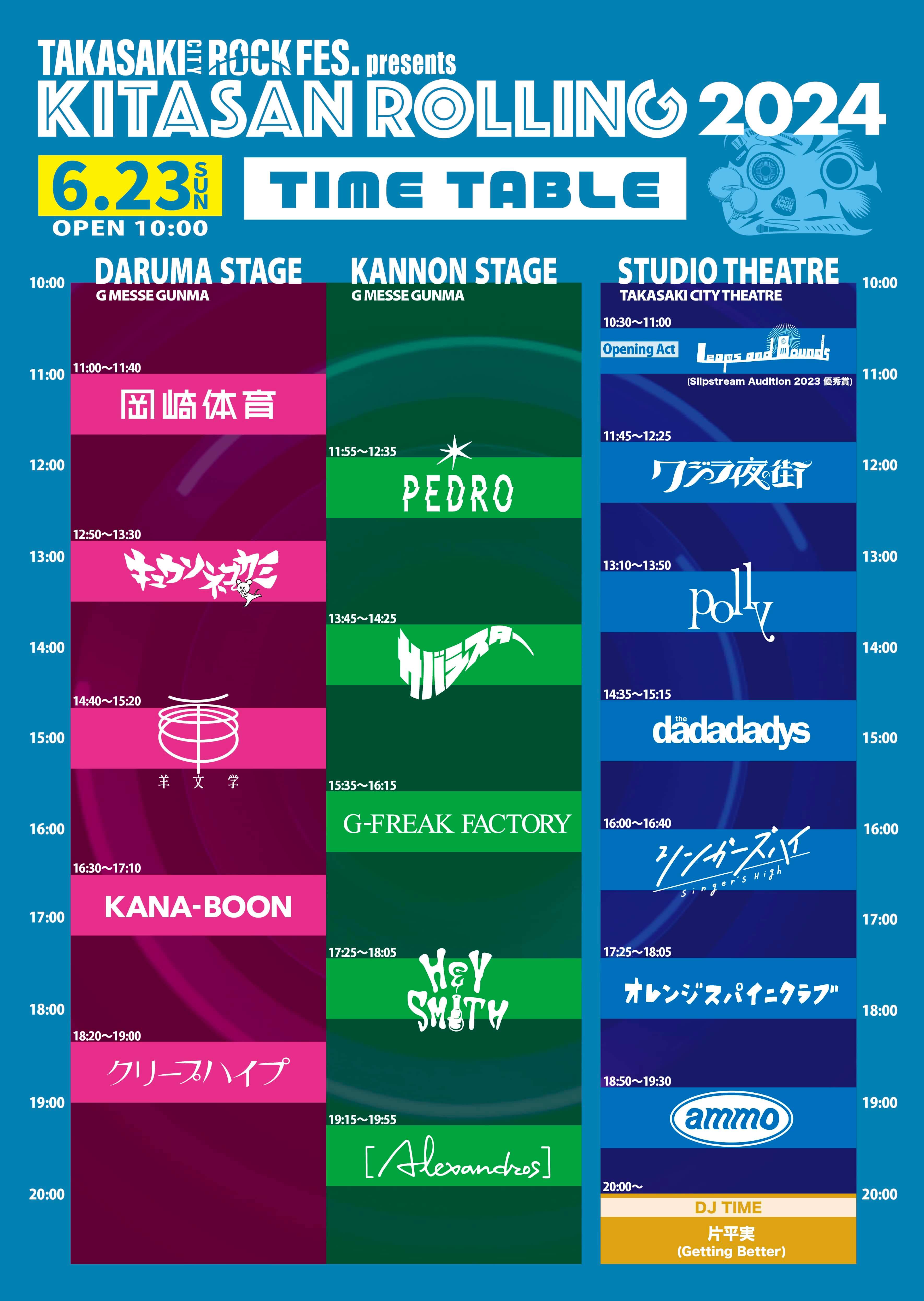 TIME TABLE